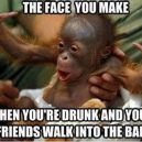 Kai draugas ateina į barą
