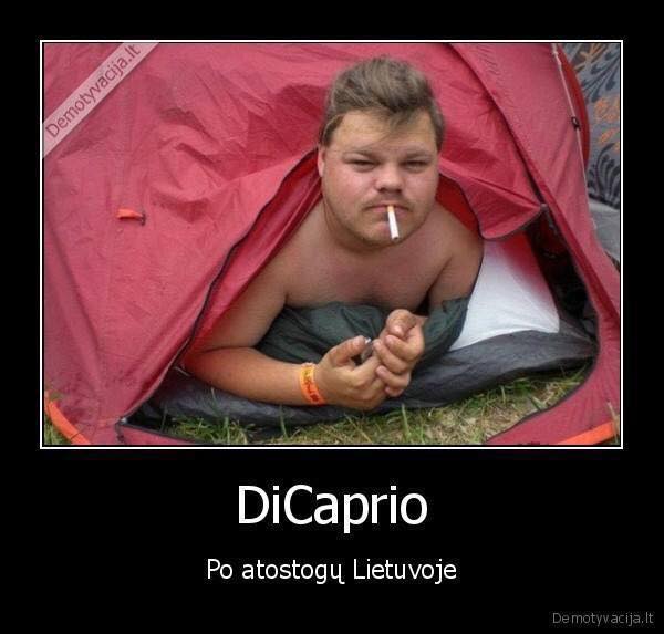 DiCaprio atostogauja Karklėje :)